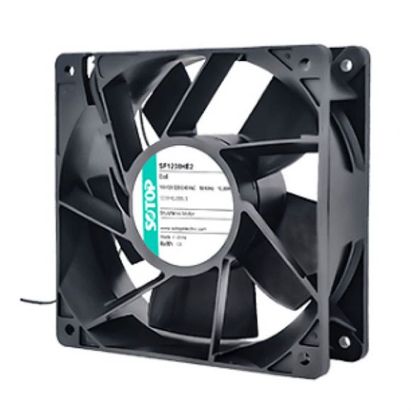 Akıllı EC Plastik Kanatlı Vantilatör, Alarm Geri Bildirimi, Çok Fonksiyonlu Hız Kontrolü - EC01