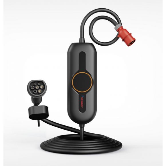 IP67 22kw Tip 2 6A-32A Üç Fazlı Taşınabilir Ev Şarj Cihazı ev kullanımı için - IP67-22kw