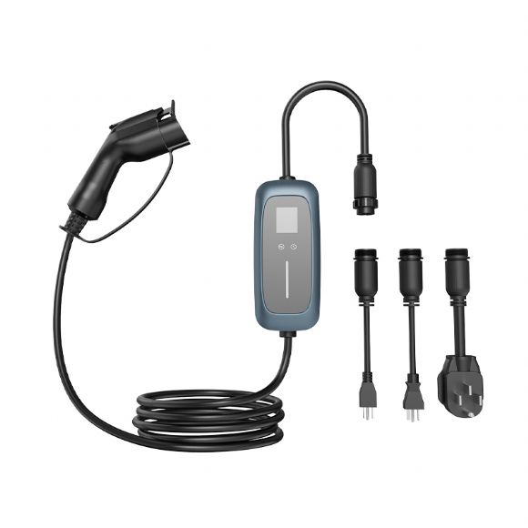 Tip1 Taşınabilir EV Şarj Cihazı, 6-32A 1-p, Uygulamalı, CE onaylı - M2-Para-S